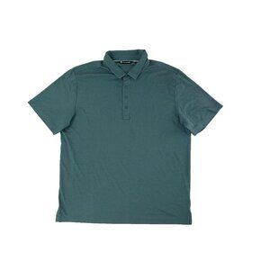 Travis Mathew Mens Golf Polo XXL Green Blue